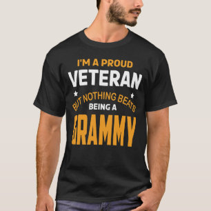 T-shirt Je suis un vétéran fier, mais rien ne vaut être un