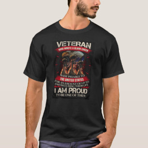 T-SHIRT JE SUIS UN VÉTÉRAN QUI A ÉCRIT UN VÉRIFICATEUR VIE