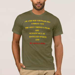 T-shirt Je suis un VIEUX VÉTÉRINAIRE de COMBAT d'ÈRE du