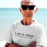 T-SHIRT JE SUIS UN VIRGIN - HOMMES FUNNY<br><div class="desc">JE SUIS UNE VIERGE - FUNNY MEN T-Shirt</div>