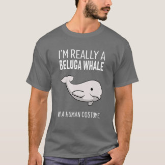 T-shirt Je suis une baleine de Beluga dans un costume huma