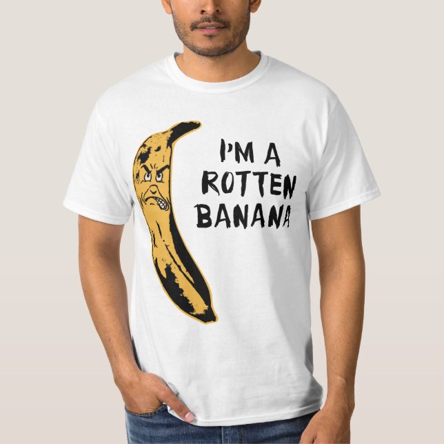T-shirt Je suis une banane putréfiée (Devant)