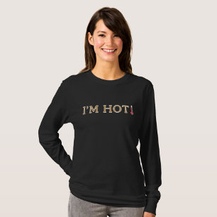 T-shirt Je suis une citation chaude, Humour de ménopause,