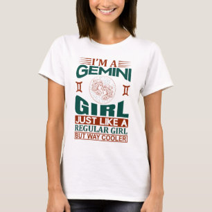 T-shirt Je Suis Une Cool Gemini Signe Zodiaque