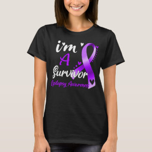 T-shirt Je suis une épilepsie de survivant