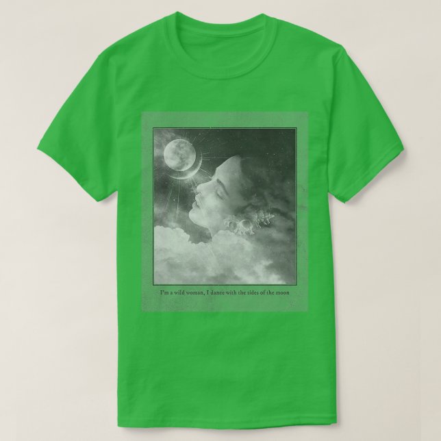 T-shirt Je suis une femme sauvage (Design devant)