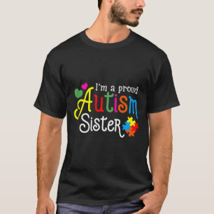 T-shirt Je Suis Une Fier Soeur Autiste
