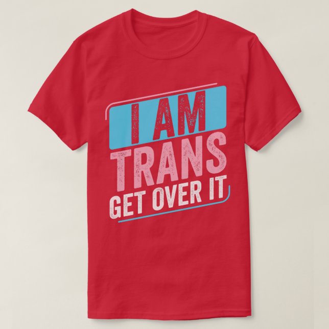 T-shirt Je Suis Une Fierté Trans Transgenre LGBT (Design devant)