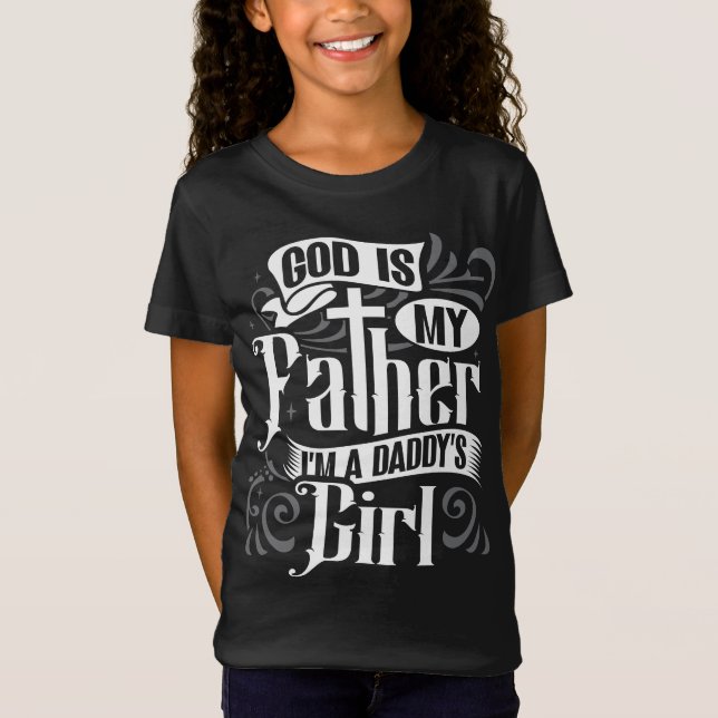 T-Shirt JE SUIS UNE FILLE DE PAPA (03) (Devant)