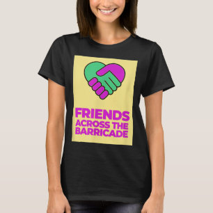 T-shirt Je Suis Une Fille Derry Amis À Travers La Barricad