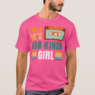 T-shirt Je Suis Une Fille Kinda Rb Des Années 90