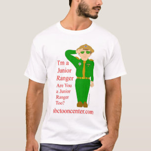 T-shirt Je suis une garde forestière junior. Êtes-vous u