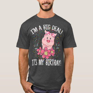 T-shirt Je suis une grande affaire C'est mon anniversaire 