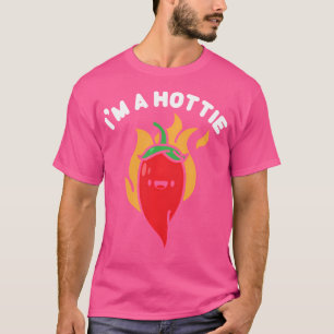 T-shirt Je Suis Une Hottie Drôle Poivron Rouge Mignonne Pé
