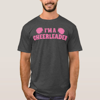 T-shirt Je suis une idée cadeau Cheerleader pom-pom girl