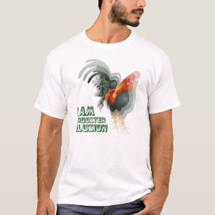 T-shirt Je suis une illusion de coq