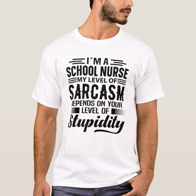 T-shirt Je suis une infirmière (Devant)