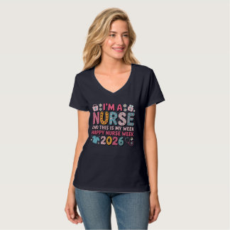 T-shirt Je suis une infirmière, bonne semaine des infirmiè