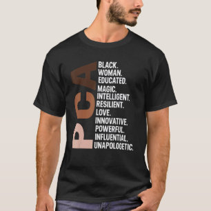 T-shirt Je Suis Une Infirmière Pca Noire Rn Femme Afro His