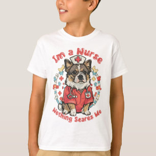 T-shirt Je suis une infirmière, rien ne me fait peur - Inf