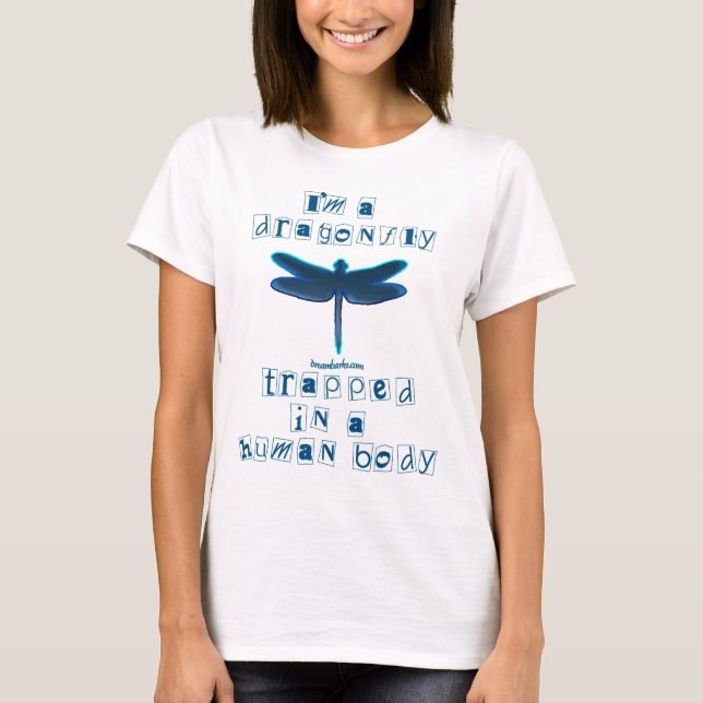 T-shirt Je suis une libellule (Devant)