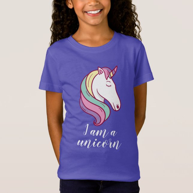 T-Shirt Je suis une licorne (Devant)