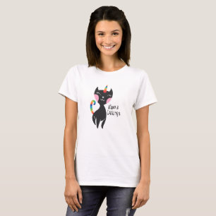 T-shirt Je suis une licorne - Choisir la couleur arrière -