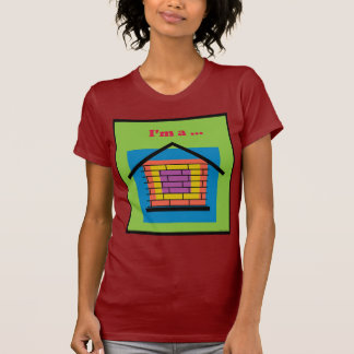 T-shirt Je suis une maison de brique