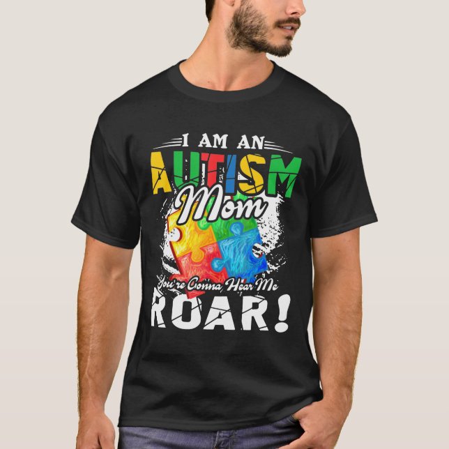 T-shirt Je Suis Une Maman Autiste (Devant)