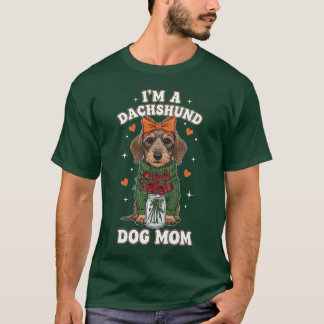 T-shirt Je suis une maman de Dachshund