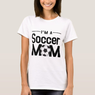 T-shirt Je suis une maman de football Soccer Maman Tee