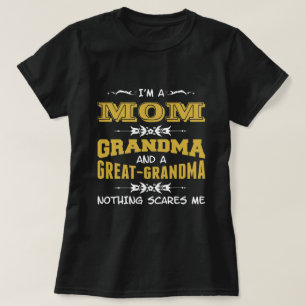 T-shirt Je suis une maman, grand-maman et une grande