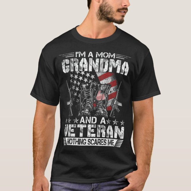 T-shirt Je suis une maman grand-mère et la fête des mères  (Devant)