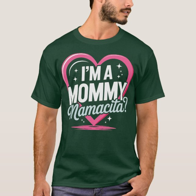 T-shirt Je suis une maman Mamacita Funny Huda Love Inspiré (Devant)
