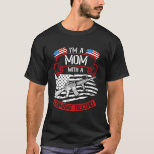 T-shirt Je Suis Une Mère Avec Un Ancien Vétérinaire Du Dos