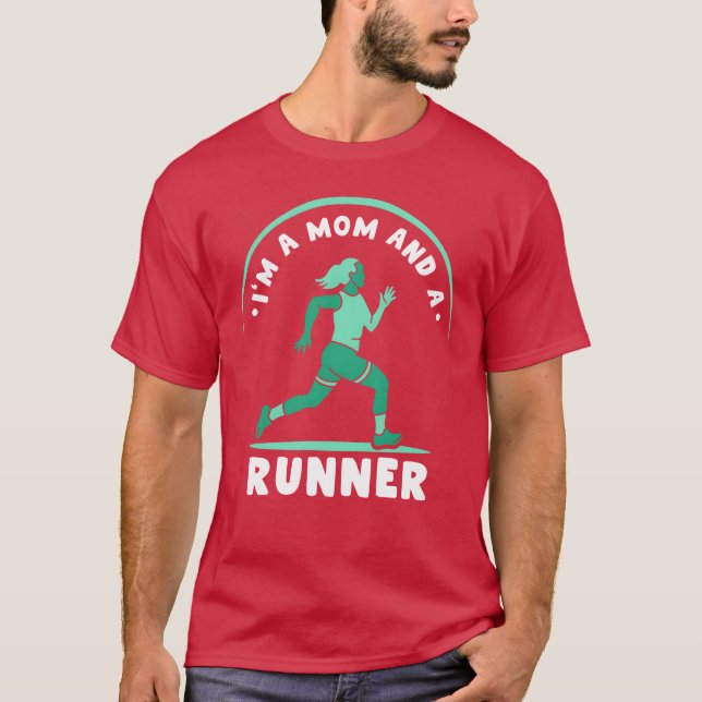 T-shirt Je Suis Une Mère Et Une Mère Coureur Coureur Joggi (Devant)
