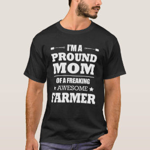 T-shirt je suis une mère farfelue d'un fermier fou