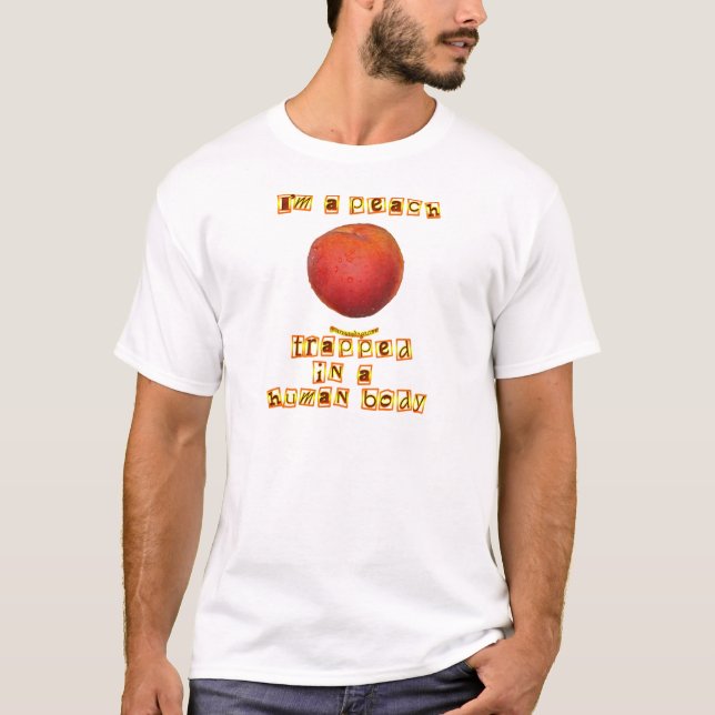 T-shirt Je suis une pêche… (Devant)