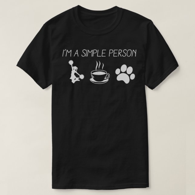 T-shirt Je suis une personne simple amusant Conception Che (Design devant)