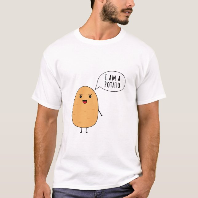 T-shirt Je suis une pomme de terre (Devant)