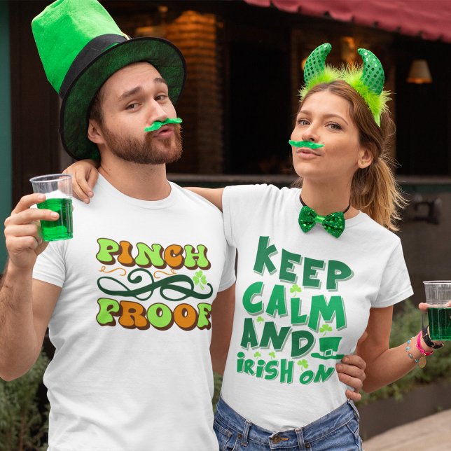 T-shirt Je suis une preuve de pinch portant du vert (Créateur téléchargé)