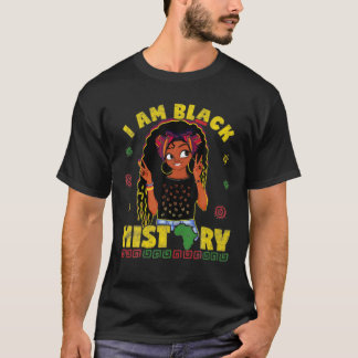 T-shirt Je Suis Une Reine Africaine Forte - Histoire Noire