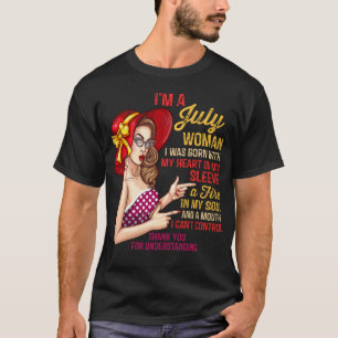 T-shirt Je suis une Reine de fille d'anniversaire de femme