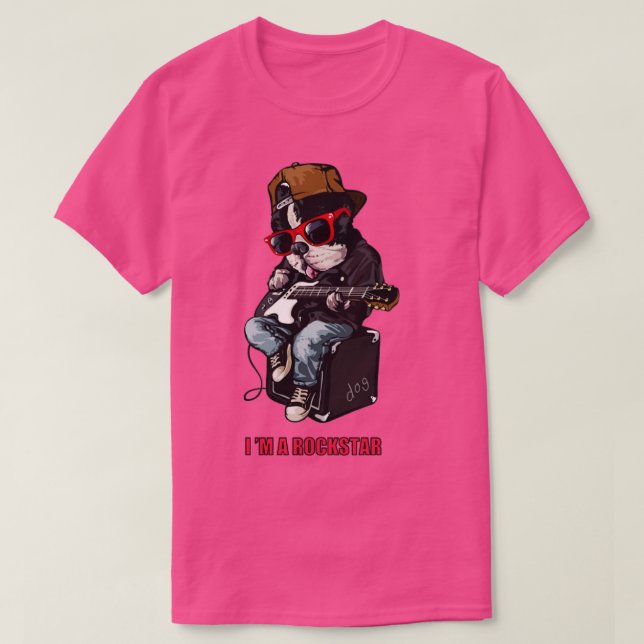 T-shirt Je Suis Une Rockstar (Design devant)