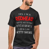Je suis une rousse et mon tempérament est court