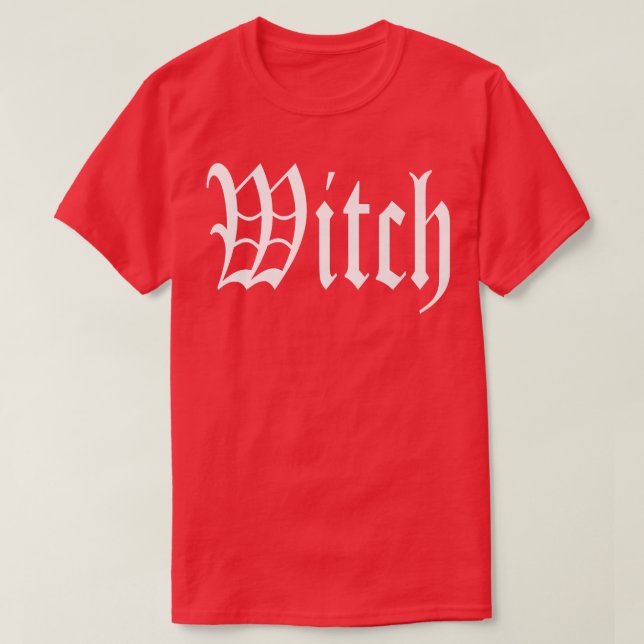 T-shirt Je suis une sorcière  (Design devant)