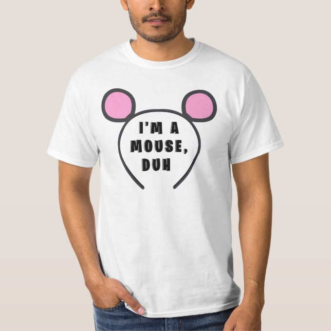 T-shirt Je suis une souris (Devant)
