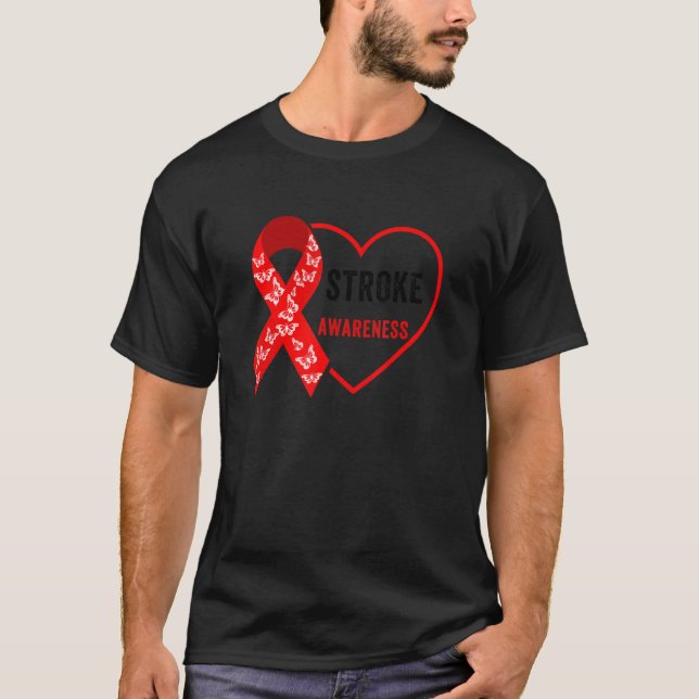 T-shirt Je suis Une Survivor Stroke Sensibilisation (Devant)
