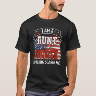 T-shirt Je Suis Une Tante Et Infirmière Rien Ne Me Fait Pe
