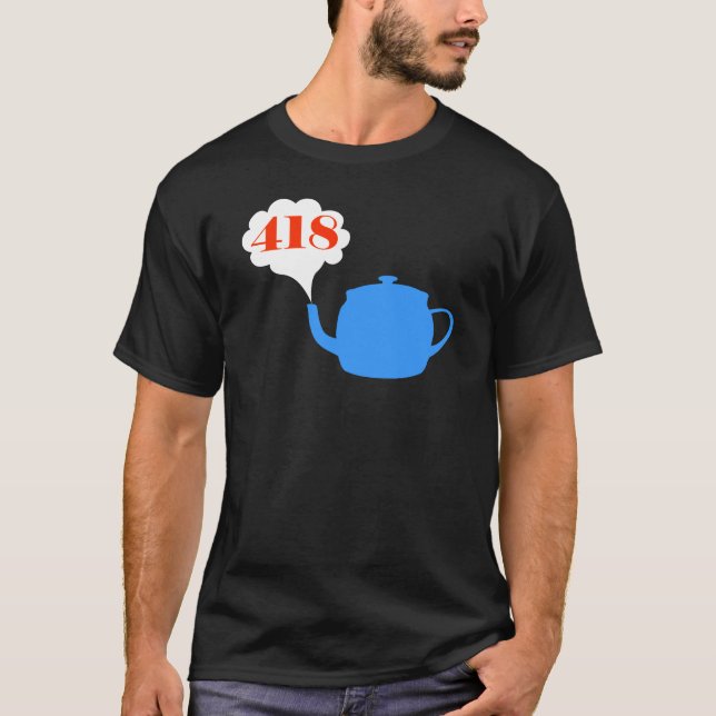 T-shirt Je suis une théière (Devant)